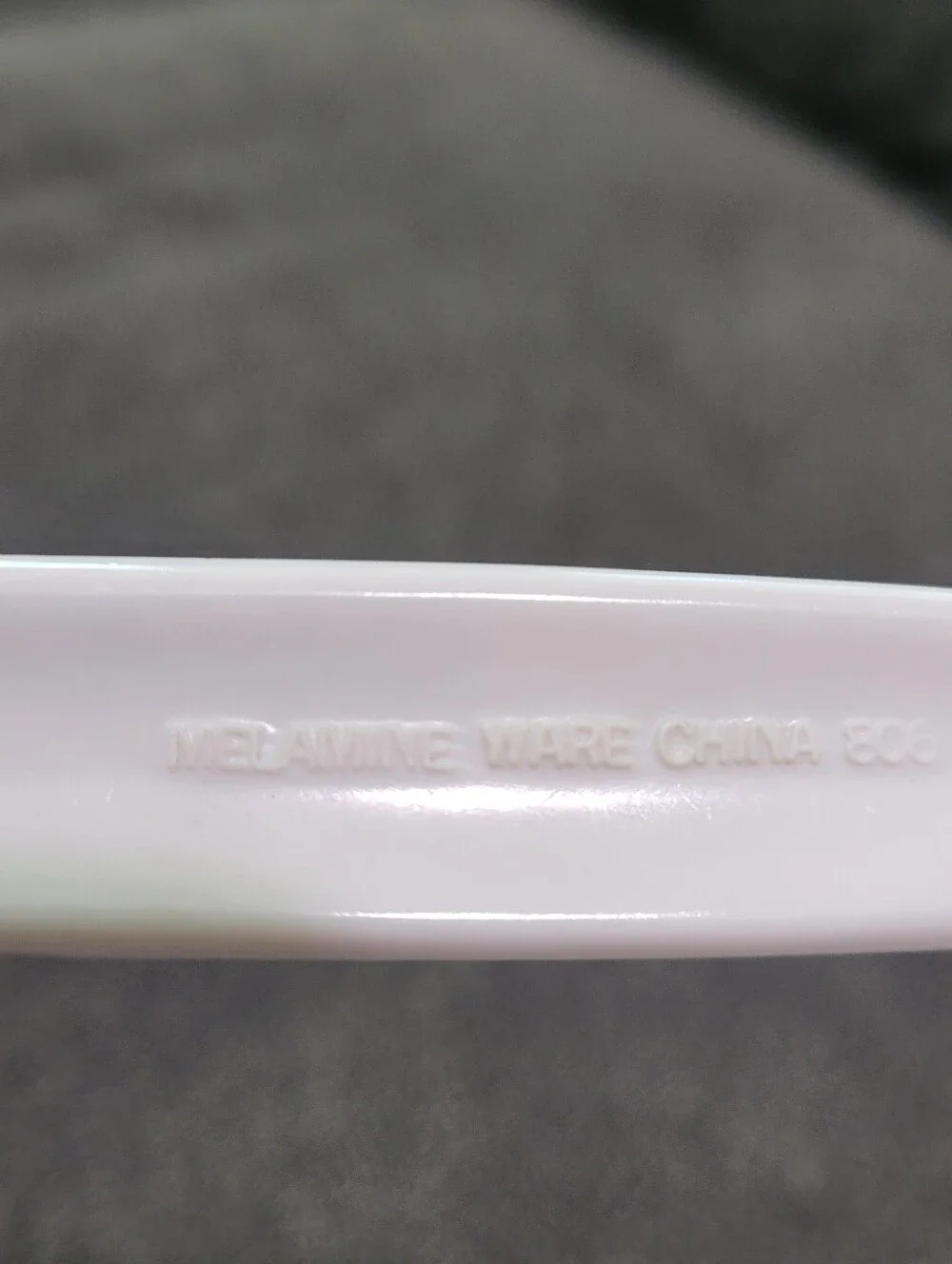 Vintage Melamine Ware Slotted Spoon white #806 China